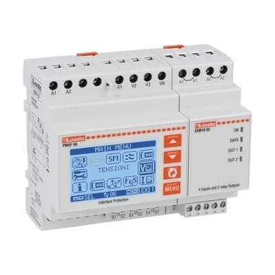 LOVATO ELECTRIC - Rel. de protection x BT SHAMS/DEWA 3L+N 230-400VAC, aux.100-400VAC et 110-250VDC