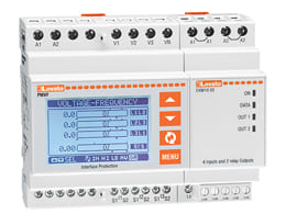 LOVATO ELECTRIC - Rel. de prot x BT G59/G99 ENA (mod) 3L+N 230-400VAC, aux.100-400VAC, 110-250VDC