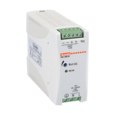 LOVATO ELECTRIC - Alimentation à découpage monophase, fixation sur DIN 100-240VAC/24VDC 30W