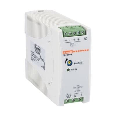 LOVATO ELECTRIC - Alimentation à découpage monophase, fixation sur DIN 100-240VAC/24VDC 60W