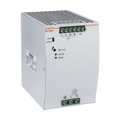 LOVATO ELECTRIC - Alimentation à découpage monophase, fixation sur DIN 115-230VAC/48VDC 240W