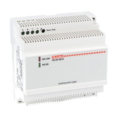 LOVATO ELECTRIC - Alimentation à découpage, vers. modulaire monophase 100W 100-240VAC/24VDC