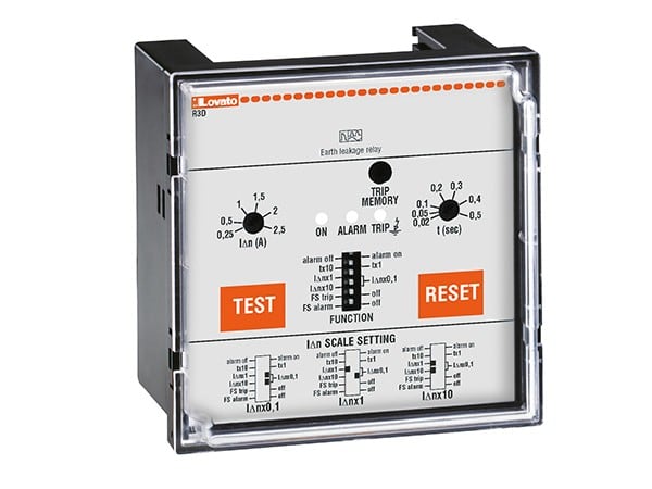 LOVATO ELECTRIC - Relais différentiels encastrable 110VAC-240VAC?415VAC sans TA