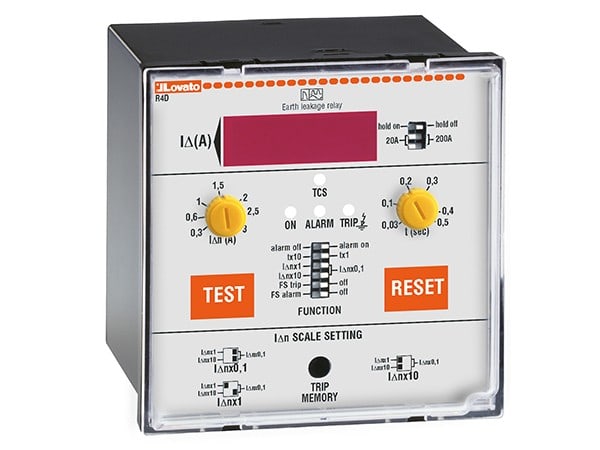 LOVATO ELECTRIC - Relais différentiels encastrable 110VAC-240VAC?415VAC sans TA