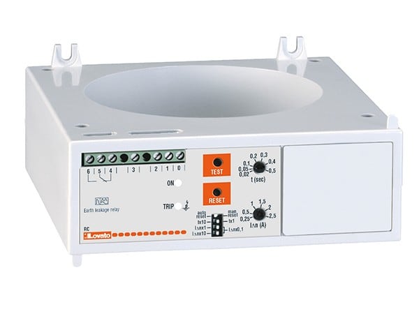LOVATO ELECTRIC - Relais différentiels compact avec tranformateur intégré 24..48VAC/DC Ø80mm