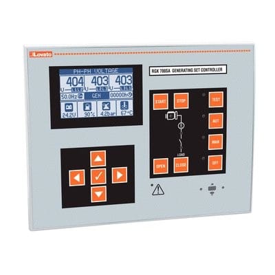 LOVATO ELECTRIC - Contr. groupes électrog. + contr autom. du secteur +CANbus+RS232, alim. 12-24VDC
