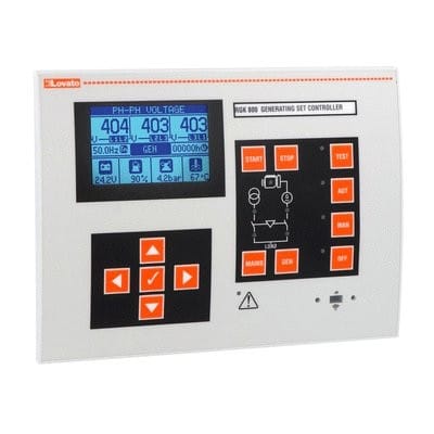 LOVATO ELECTRIC - Contr. groupes électrog. + contrôle autom. du sect, RS232+CANbus, alim. 12-24VDC