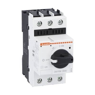 LOVATO ELECTRIC - Disjoncteur/démarreur de moteur magnétique seul SM1RM 0,4A