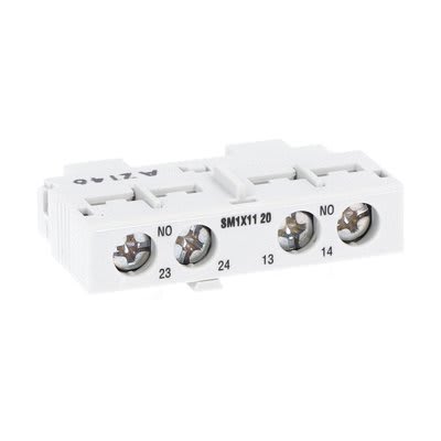 LOVATO ELECTRIC - Bloc de contacts suppl. Pour SM1P/R montage frontale, 2NO