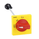 LOVATO ELECTRIC - Bouton verrouillage porte cadenas. IP65 x SM1R, jaune/rouge, tige 200mm de long.