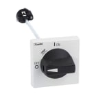 LOVATO ELECTRIC - Bouton verrouillage porte cadenassable IP65 pour SM1R, noir, tige 200mm de long.