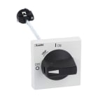 LOVATO ELECTRIC - Bouton verrouillage porte cadenassable IP65 pour SM1R, noir, tige 200mm de long.