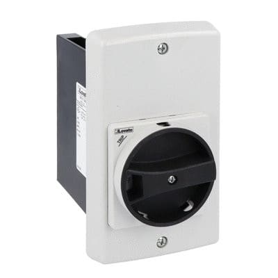 LOVATO ELECTRIC - Coffret en saillie IP65 pour SM1R? largeur 100mm, avec actionneur rotatif noir
