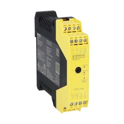 LOVATO ELECTRIC - Rel. de sécurité SRA..., multifon, 2NO+1PNP, + sélection du trimmer front, 24VDC