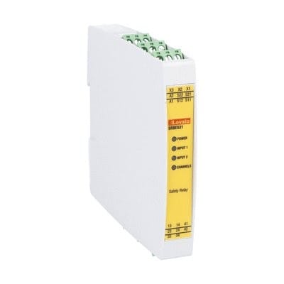 LOVATO ELECTRIC - Rel. de sécurité SRB, monofon, 3NO+1NC, xarrêt d'urgence, aux. 24VAC/DC