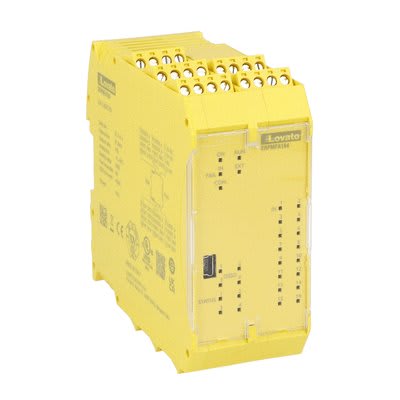 LOVATO ELECTRIC - Rel. de sécurité program. SRP, multifon., tension aux. 24VDC, jusqu'à CAT.4, Ple