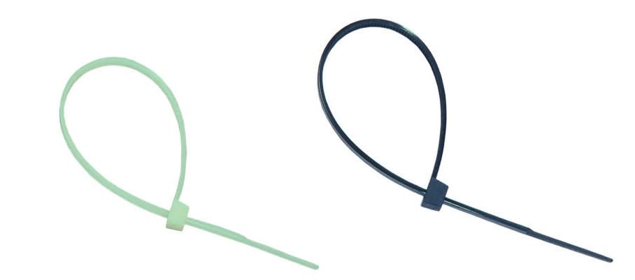 MECATRACTION - COLLIER BLANC 100x2,5 PA6-6 UL94V2SANS HALOGENE