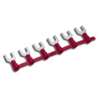 MECATRACTION - COSSE PREIS EN BANDE FOURCHE ROUGE 0,34-1,5MM² PVC M4 UL