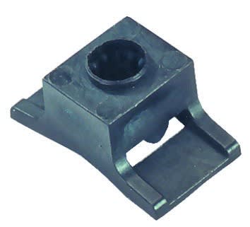 MECATRACTION - Embase à vis noire P6 M7x150 pour collier largeur 9 mm