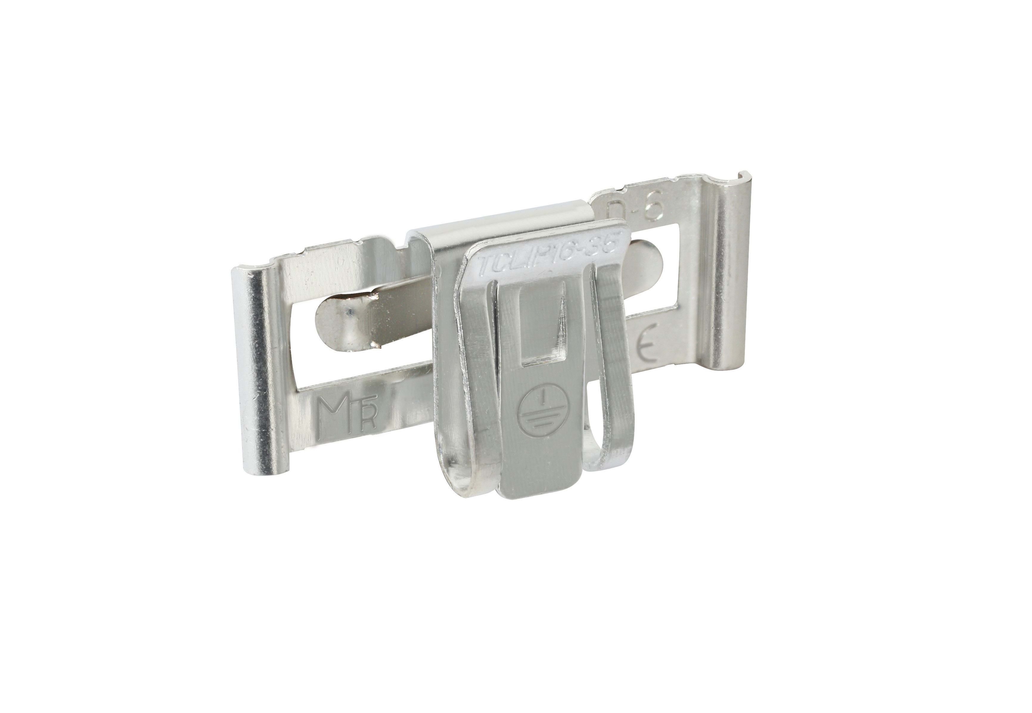 MECATRACTION - AGRAFE POUR LIAISON EQUIPOTENTIELLE TÔLE 6 A 10MM²