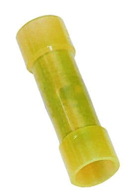 MECATRACTION - MANCHON DE JONCTION PREISOLE JAUNE ETAME 2,6-6MM² IEC 60352-2 UL94V2 105°