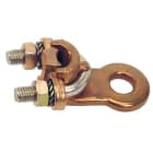 MECATRACTION - COSSE DE MISE A LA TERRE A BRIDE SEMELLE RONDE BRONZE 16 A 120MM²