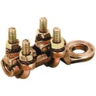 MECATRACTION - COSSE DE MISE A LA TERRE A 2 BRIDES SEMELLE RONDE LAITON 25 A 150MM²