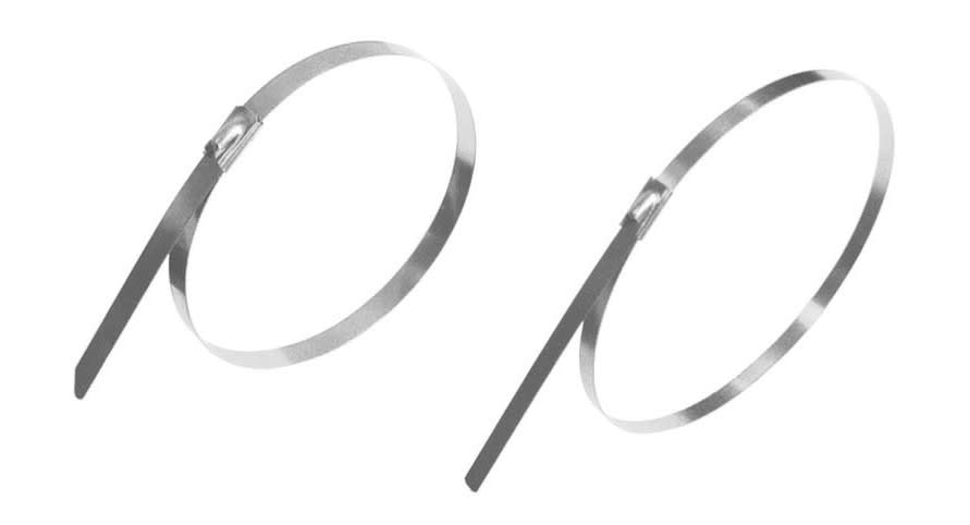 MECATRACTION - COLLIER INOX A VERROUILLAGE PAR BILLE 8x1050 MM