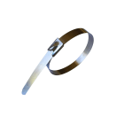 MECATRACTION - COLLIER INOX A VERROUILLAGE PAR BILLE 8x152 MM