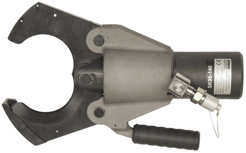 MECATRACTION - COUPE CABLE HYDRAULIQUE K DIA. 95 AVEC RACCORD J