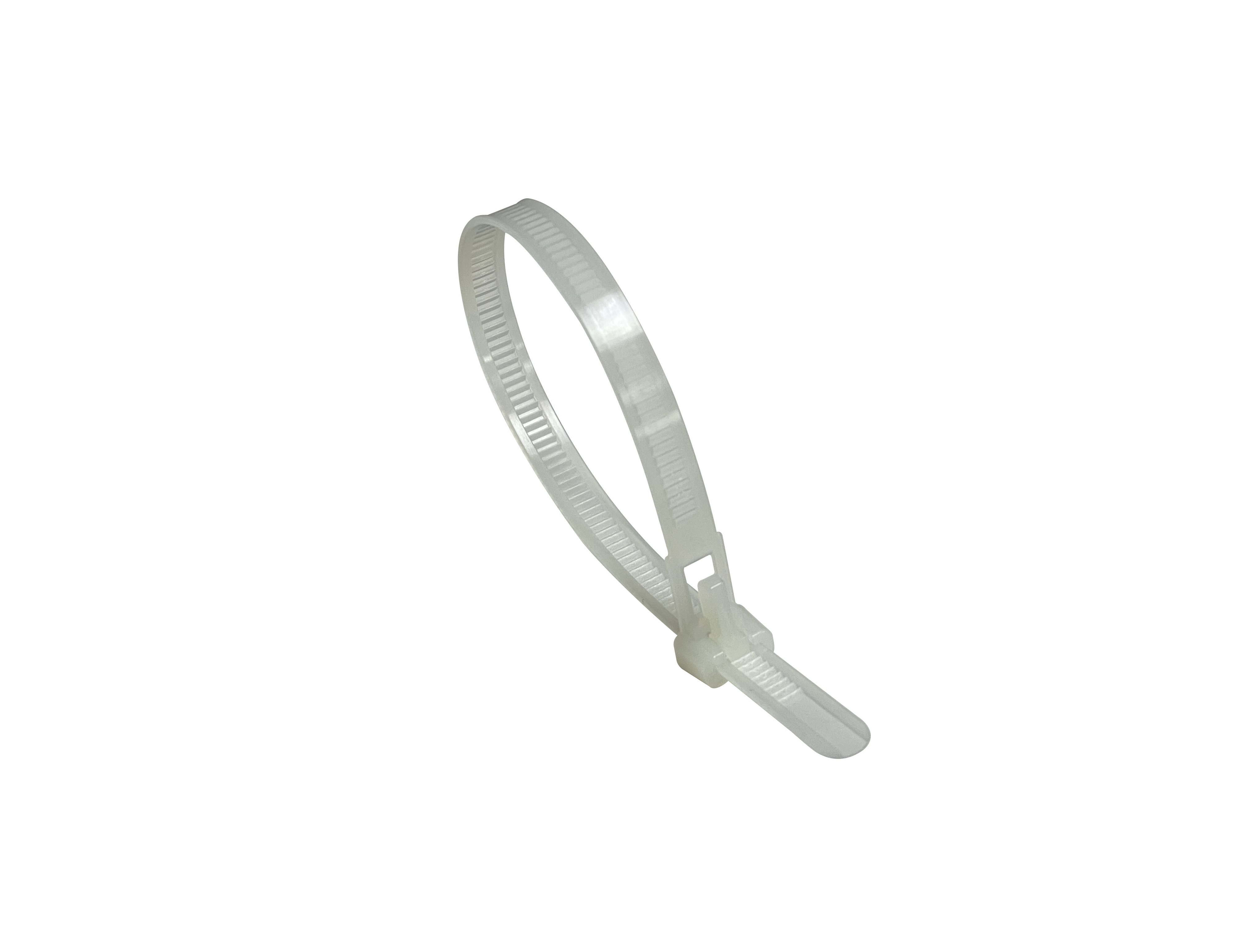 MECATRACTION - Collier de serrage amovible en PA 6.6, 203x7,6 mm