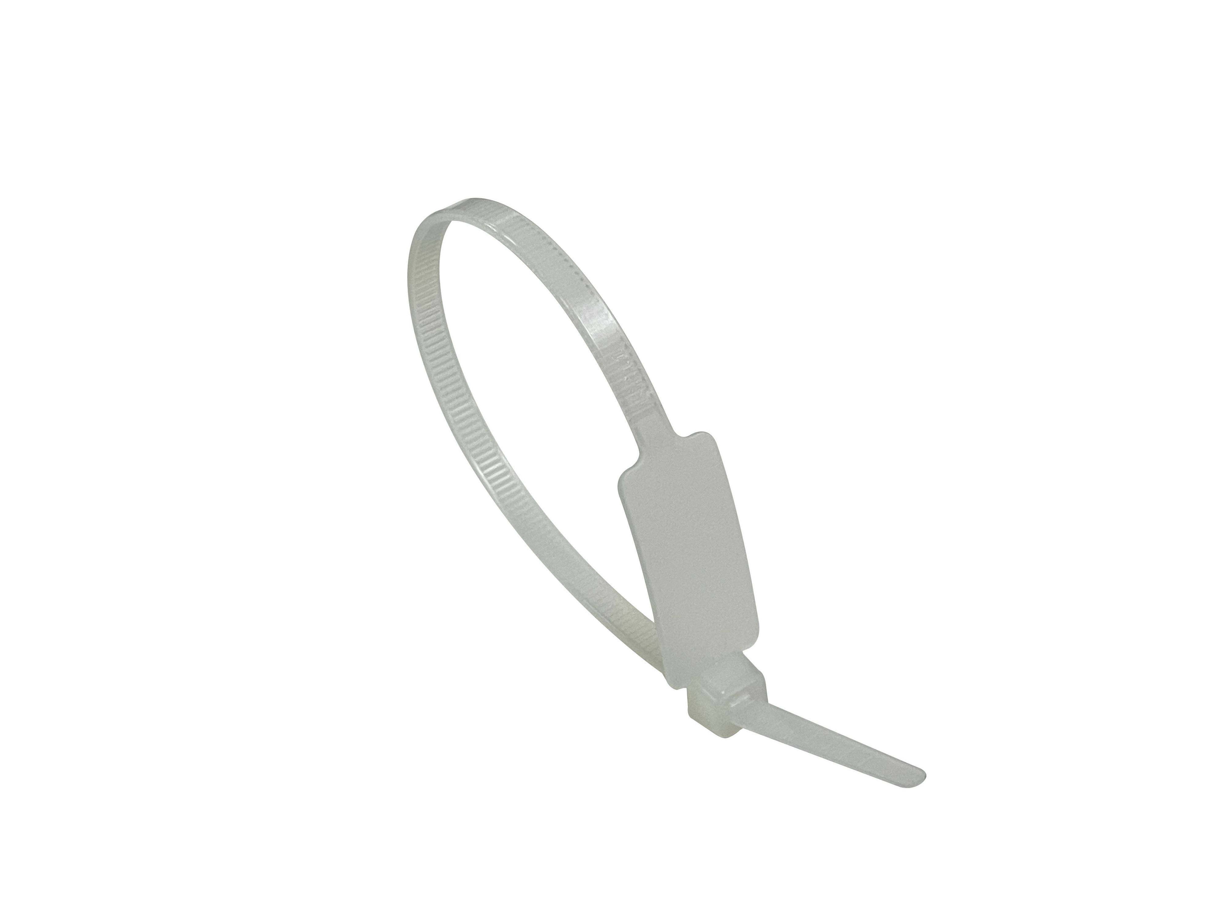 MECATRACTION - Collier de serrage avec zone marquage 200x4,6 mm