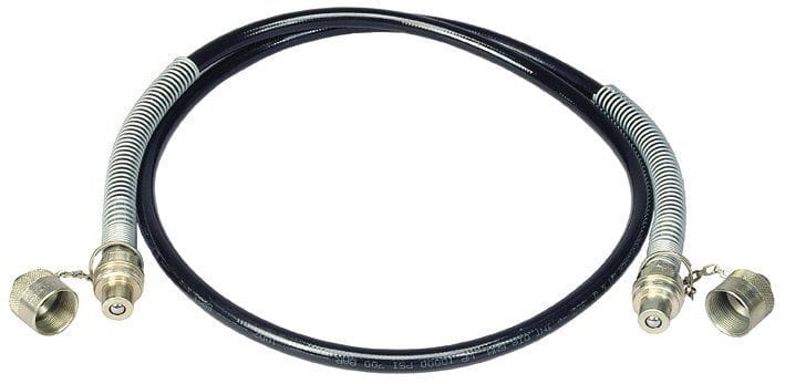 MECATRACTION - Flexible hydraulique simple effet, longueur 1,8m raccord N