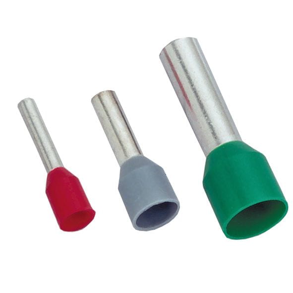 MECATRACTION - EMBOUT DE CABLAGE SIMPLE VERT 6MM² LONGUEUR 12MM NFC63023