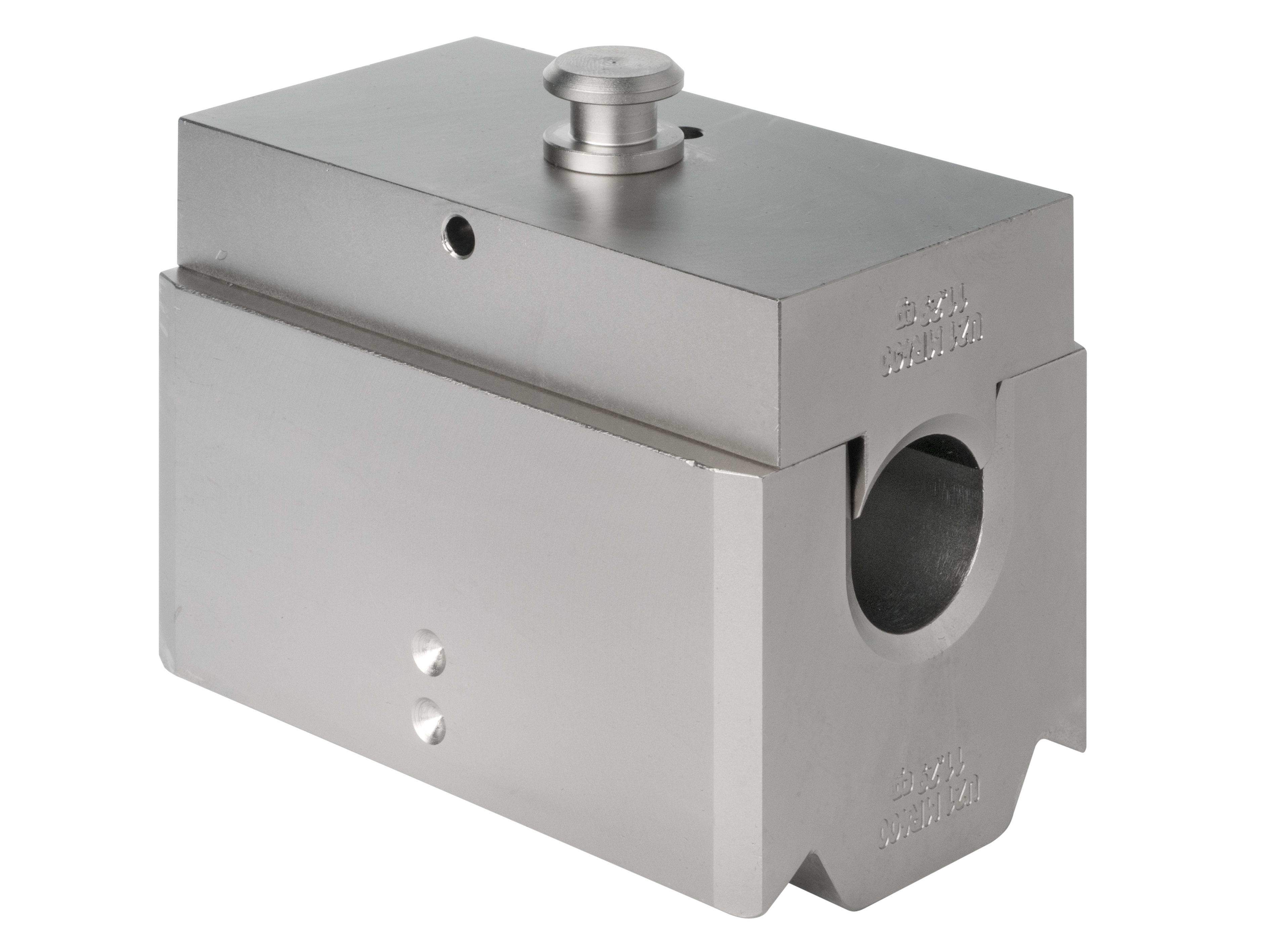 MECATRACTION - MATRICE DE MISE AU ROND ALUMINIUM SECTION 500MM² SUR TETE 200kN