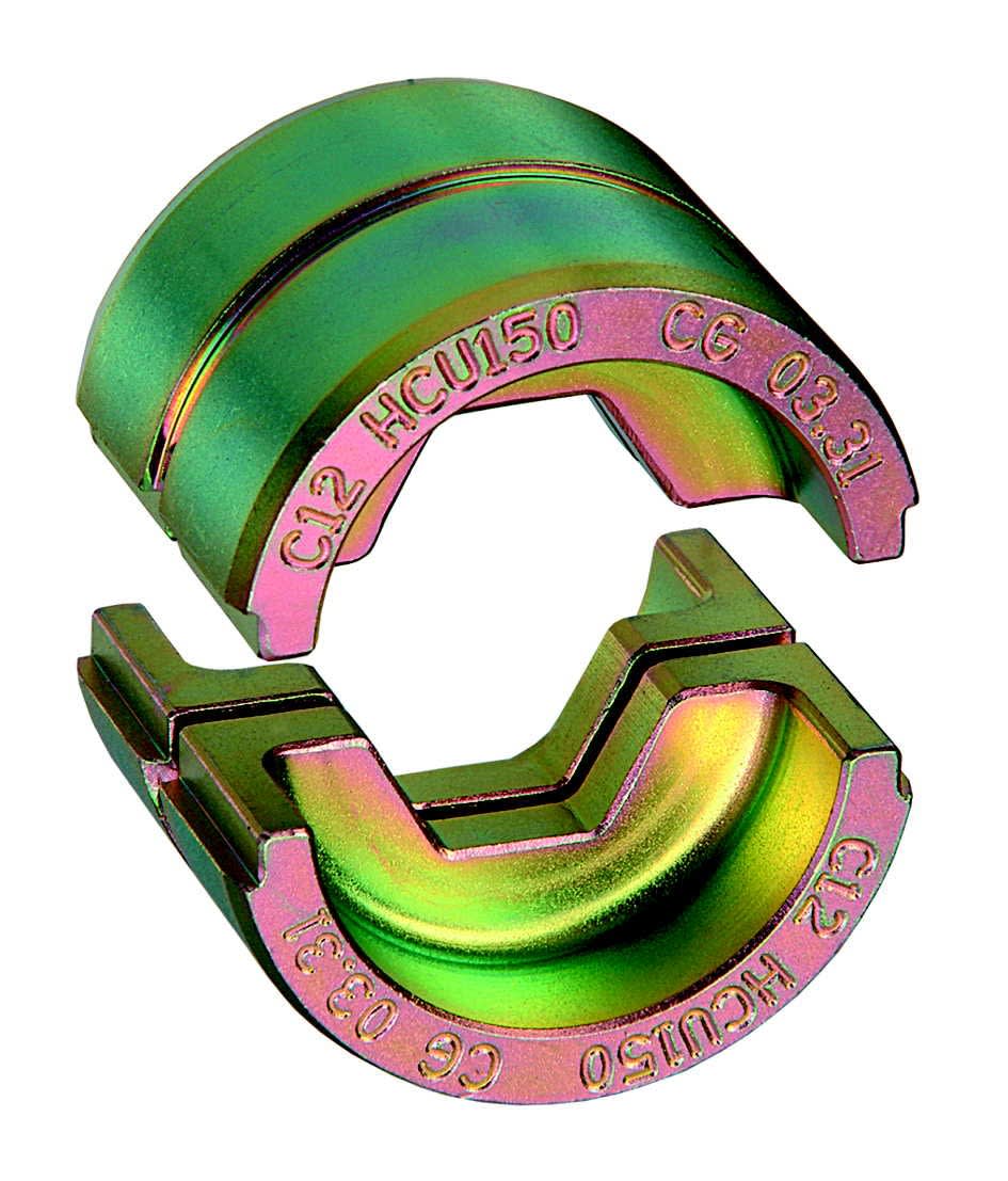 MECATRACTION - MATRICE DE SERTISSAGE HEXAGONAL  COSSES CUIVRE "CT"  SECTION 120 mm²