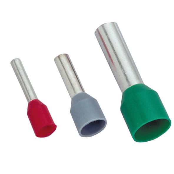 MECATRACTION - EMBOUT DE CABLAGE SIMPLE NOIR 1,5MM² LONGUEUR 8MM NFC63023