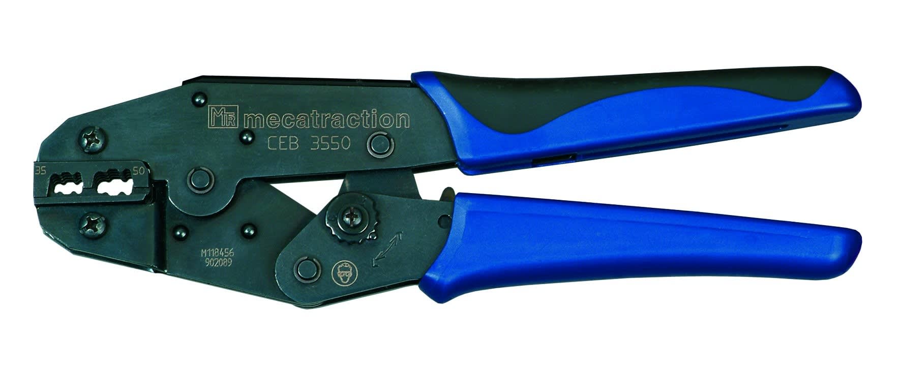 MECATRACTION - Pince manuelle pour sertissage des embouts de câblage 35 à 50 MM²