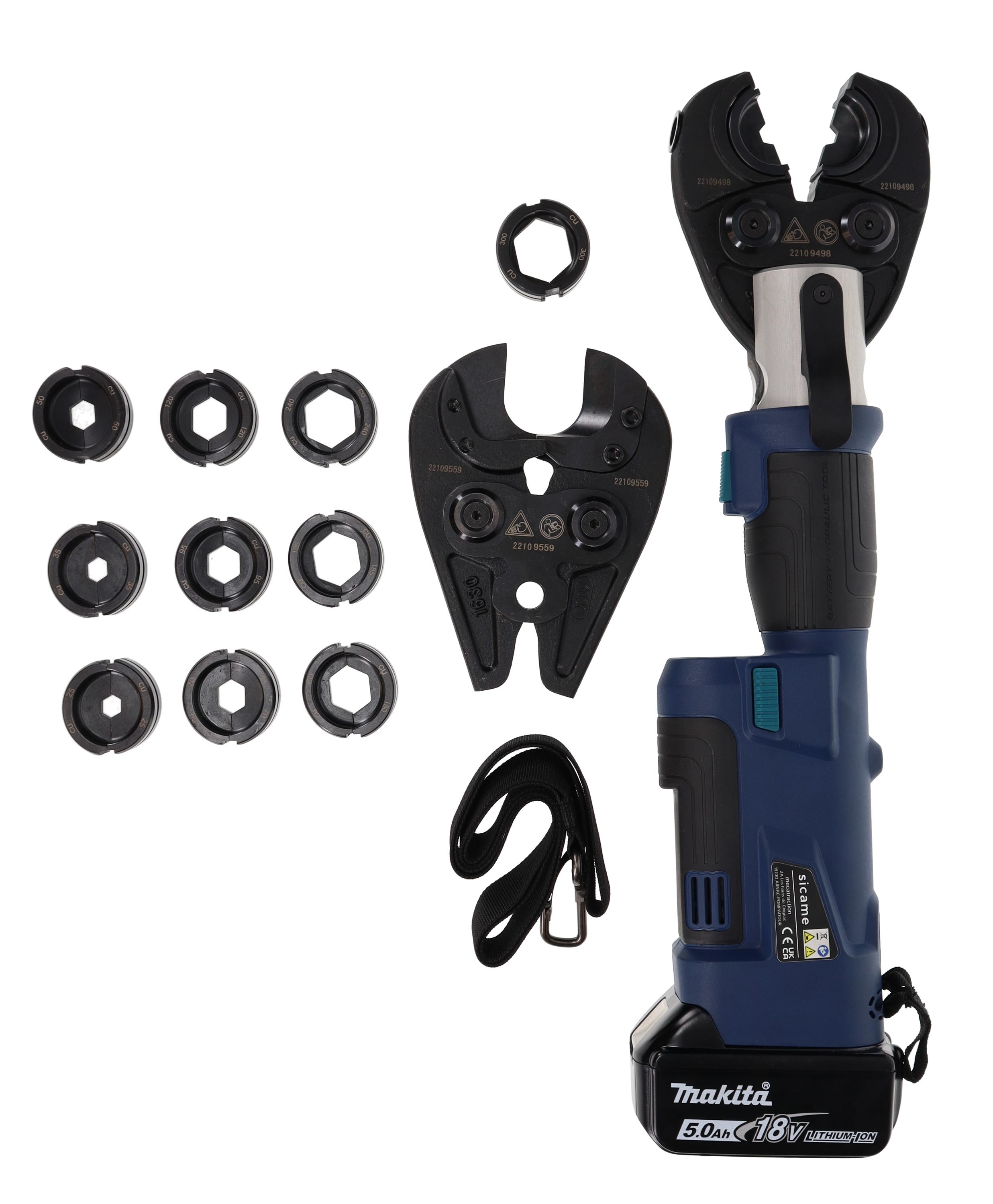 MECATRACTION - OUTIL MULTIFONCTION ELECTROHYDRAULIQUE COUPE CABLE SERTISSAGE