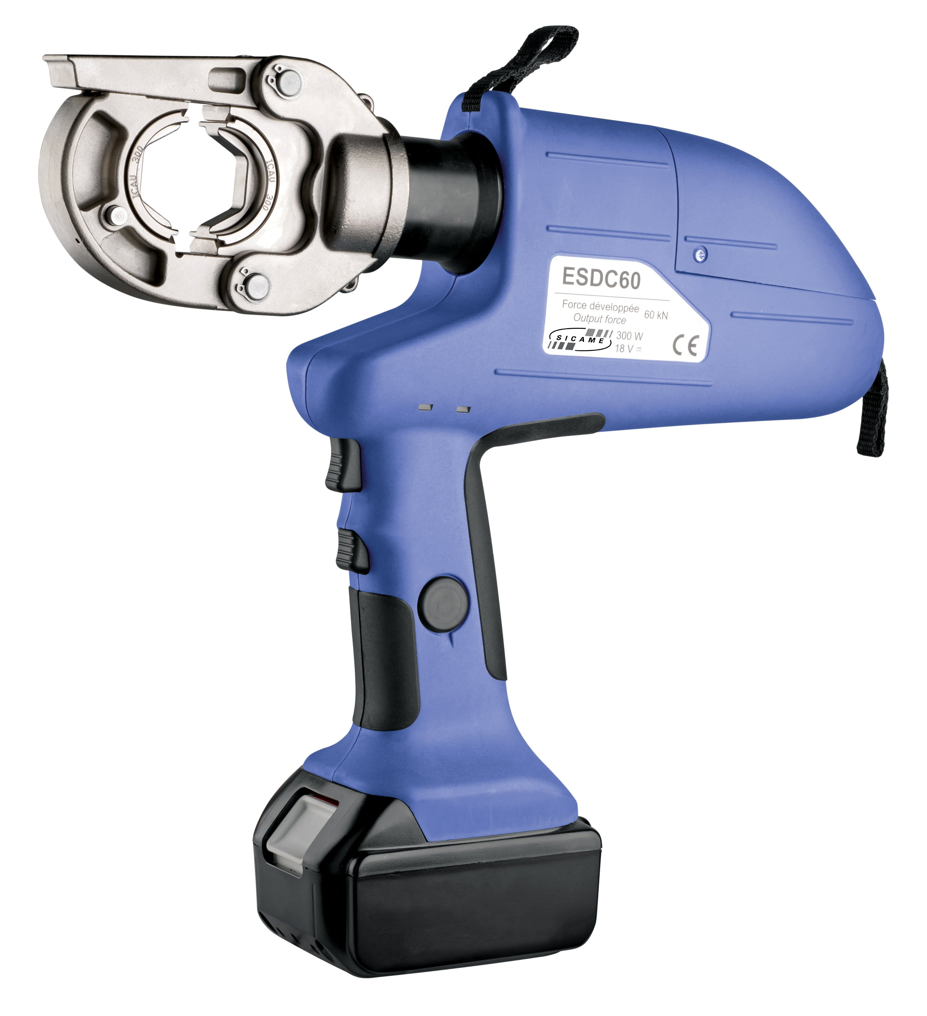 MECATRACTION - Presse électro-hydraulique Smart 60kN+2 batteries+chargeur+coffret métallique