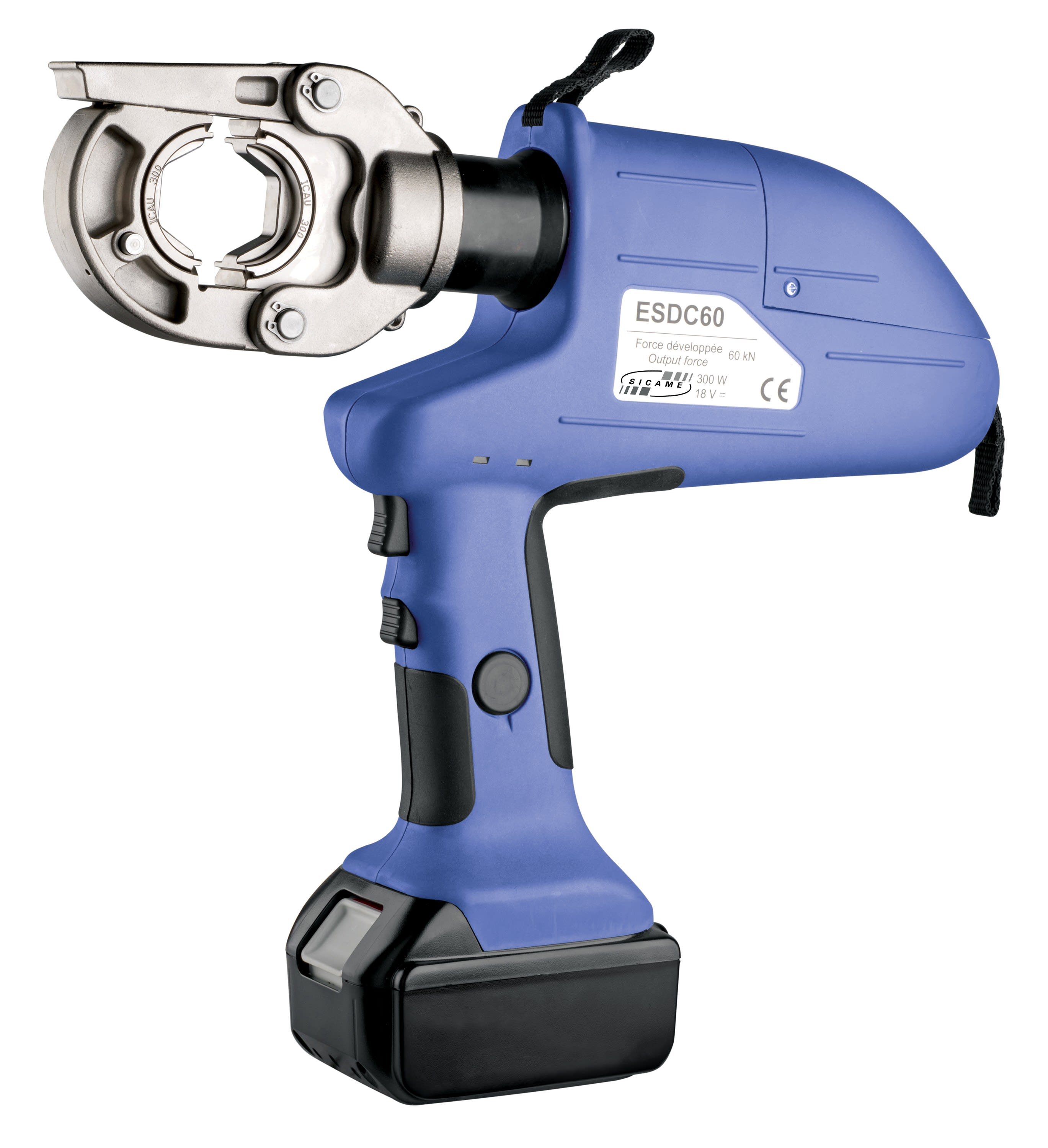 MECATRACTION - OUTIL DE SERTISSAGE ELECTROHYDRAULIQUE A DOUBLE VITESSE Smart 60kN