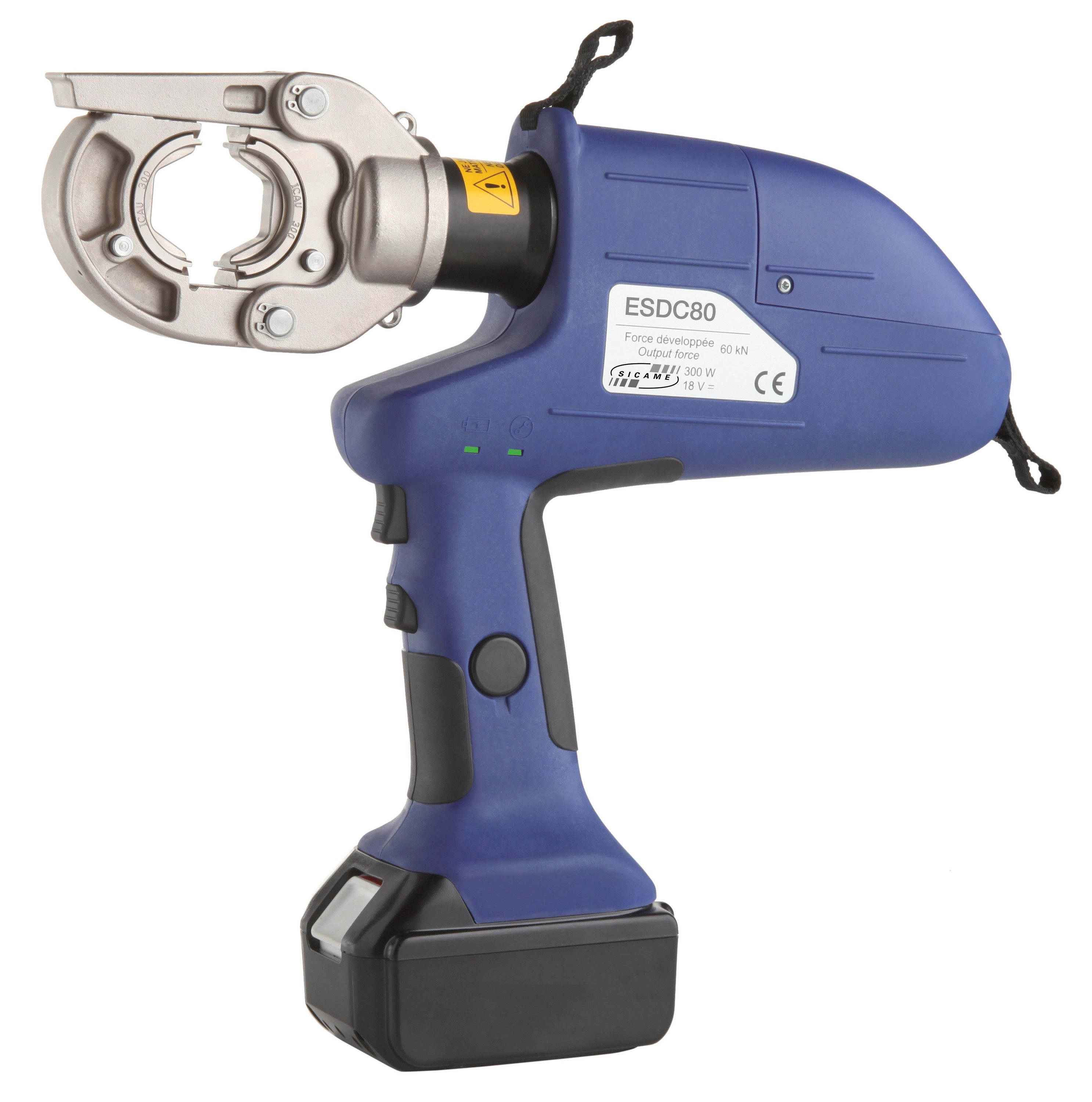 MECATRACTION - Presse électro-hydraulique Smart 80kN+2 batteries+chargeur+coffret métallique