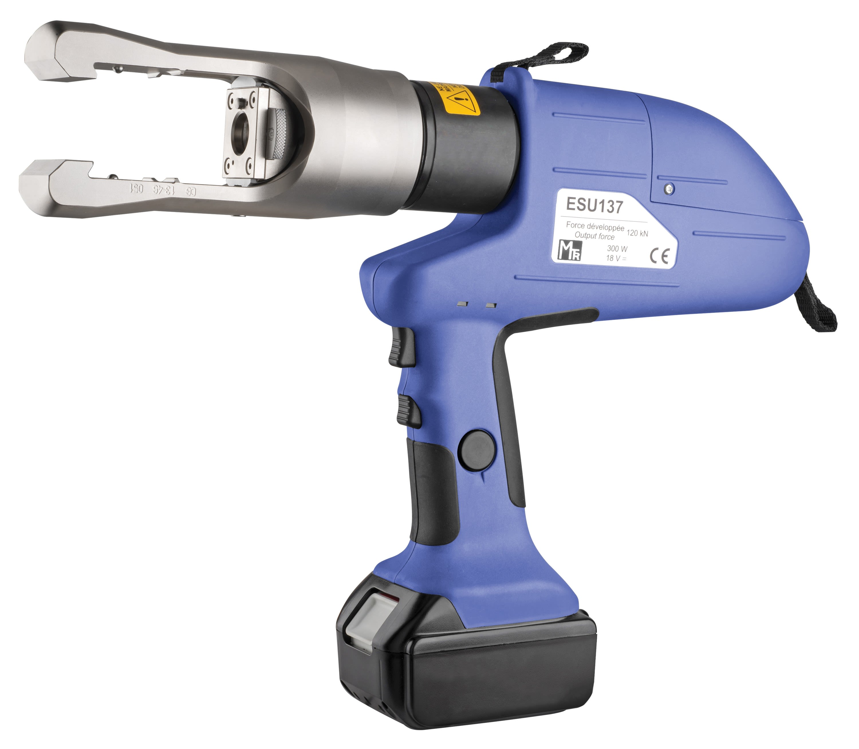 MECATRACTION - PRESSE ÉLEC-HYDRAU. 120KN+ ADAPTA. U137C12 + 2 BL1840 + CHAR.CLM1890HC + COFFRET