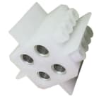 MECATRACTION - CONNECTEUR 4 VOIES A SERRAGE INDIVIDUEL LAITON 4X25MM²