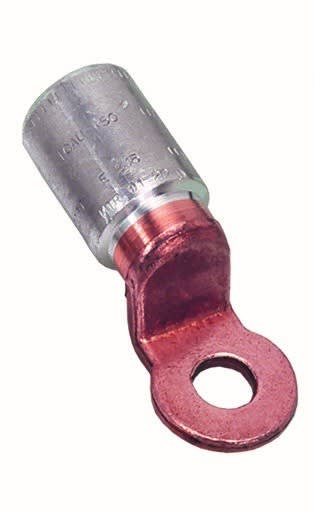 MECATRACTION - COSSE ALUMINIUM-CUIVRE INDUSTRIELLE 120MM² M10 NFC63061 Classe B