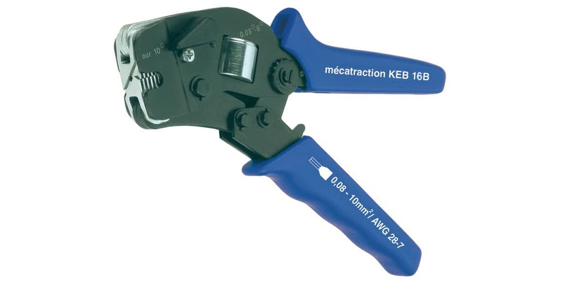 MECATRACTION - Pince pour embouts de câblage de 0,08 à 16 mm²