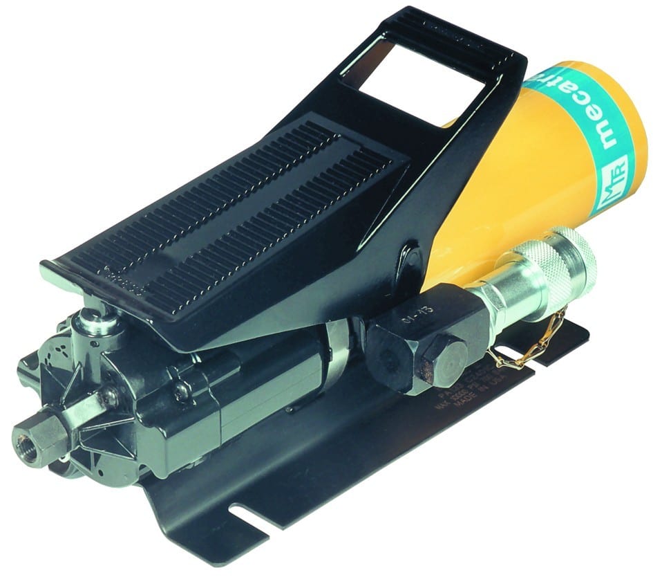 MECATRACTION - POMPE PNEUMATIQUE AVEC RACCORD "X" POUR OUTIL SIMPLE EFFET