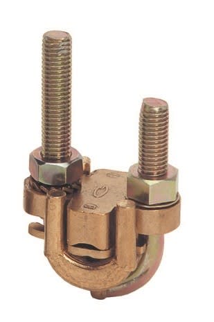 MECATRACTION - SERRE-CABLES EN LAITON DE 2x50MM² CONDUCTEURS SEPARES VISSERIE IMPERDABLE