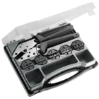 MECATRACTION - COFFRET UNE PINCE DE SERTISSAGE AVEC 5 JEUX DE MATRICES