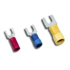 MECATRACTION - COSSE PREIS RENF FOURCHE JAUNE ETAMEE 2,6-6MM² M6 IEC 60352-2 UL94V0 125°